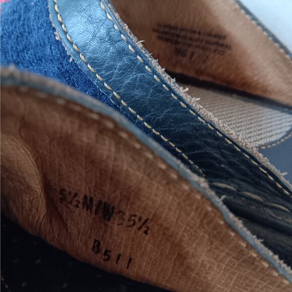 Double H Aztec Wool Leather Clogs - Picture 8 of 14